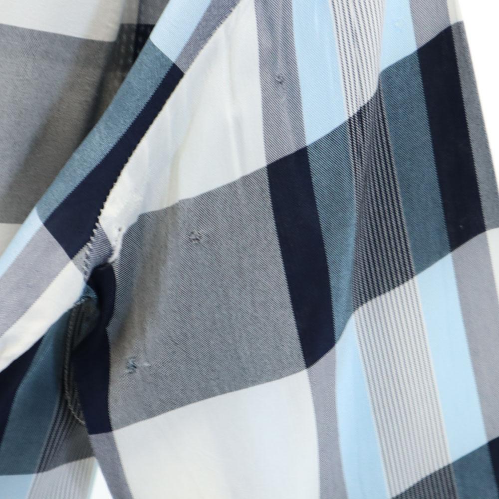 PENNEYS 60s Open collar Vintage box silhouette Check Pattern Long sleeve Open collar shirt Men's Used