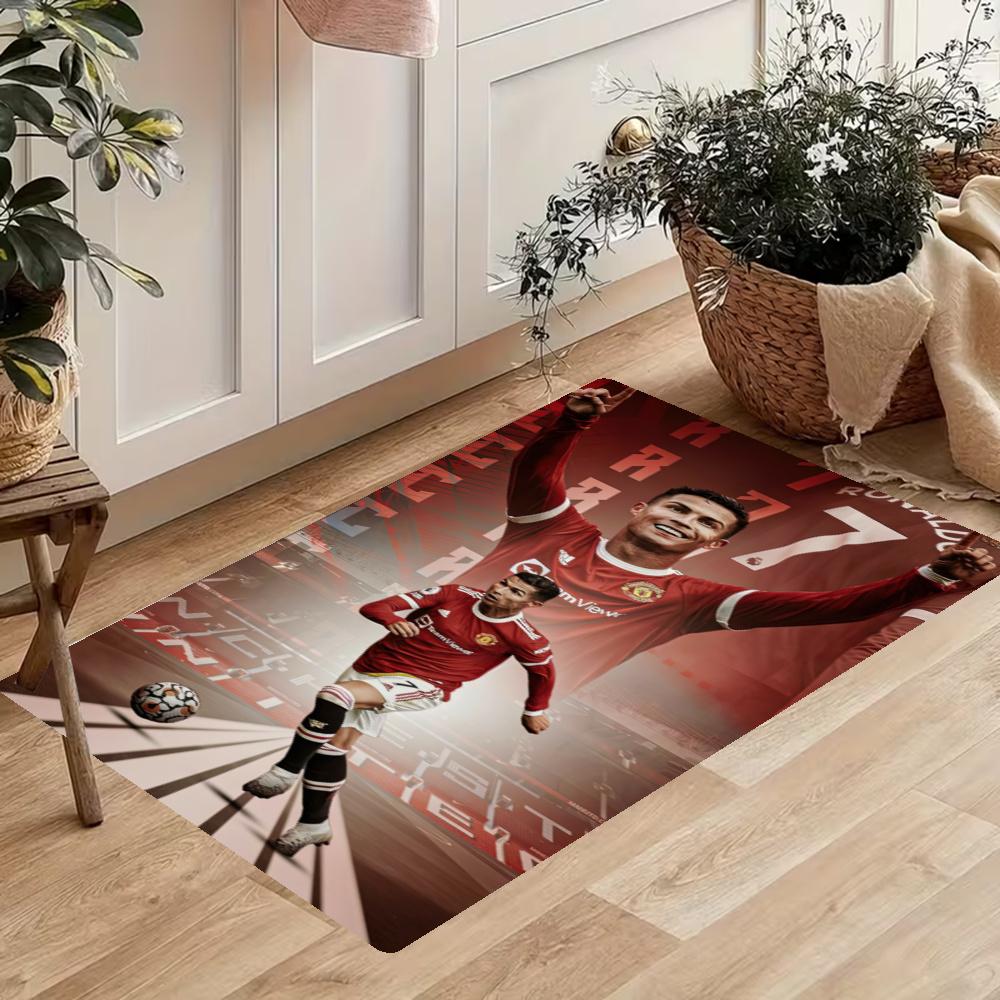 Cristiano Ronaldo Kitchen Floor Mat Long Strip Mat Antislip Machine Washable Suitable For Bathrooms Laundries Home Decoration Carpets
