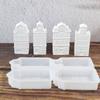 Food Safe Silicone House Molds for Home Decors Party Crafts Candle Soap Making Reusable Family Friendly Activity Set