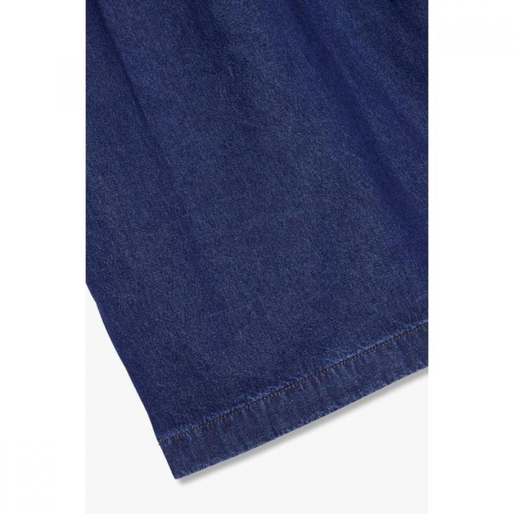 STUDIO TOMBOY Waist Strap Denim Tunic Dress 9105341107ar 