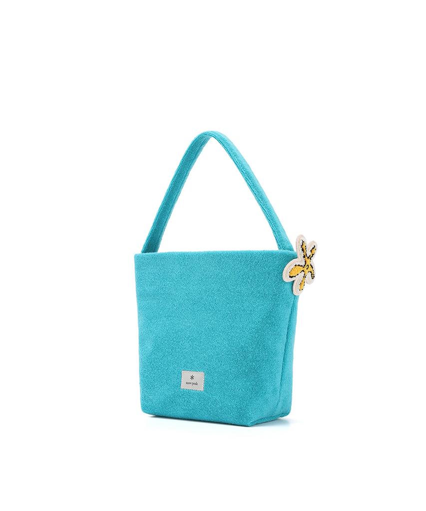 Snowpeak Apparel [Snowpeak X Hersi] Terry Mini Tote Bag (S25Mwftb79) Blue