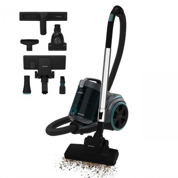 Aspirateur Traîneau - Cecotec - Conga Rockstar Multicyclonic XL - 900W - Double Filtre HEPA - 3,3 L