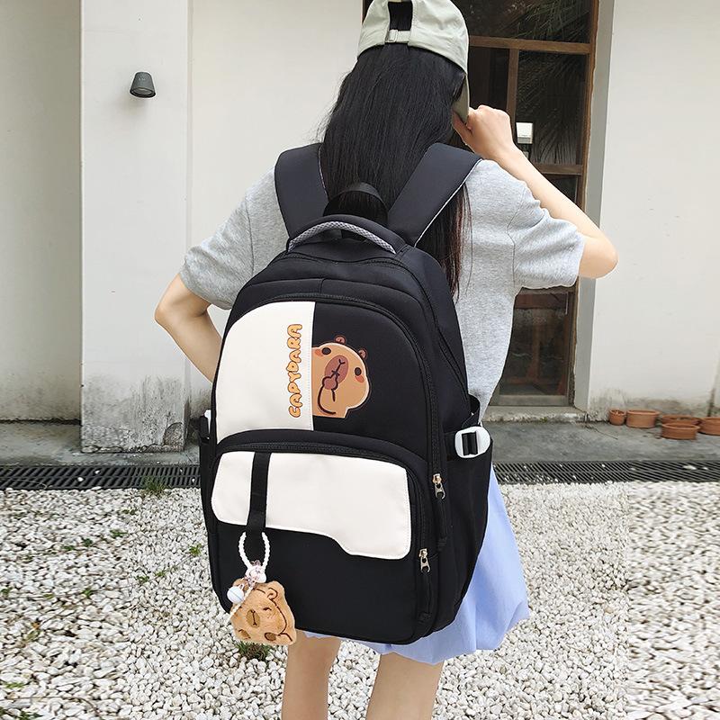 Student class bag junior high school high school students cute large capacity backpack soft cute lightweight small backpack