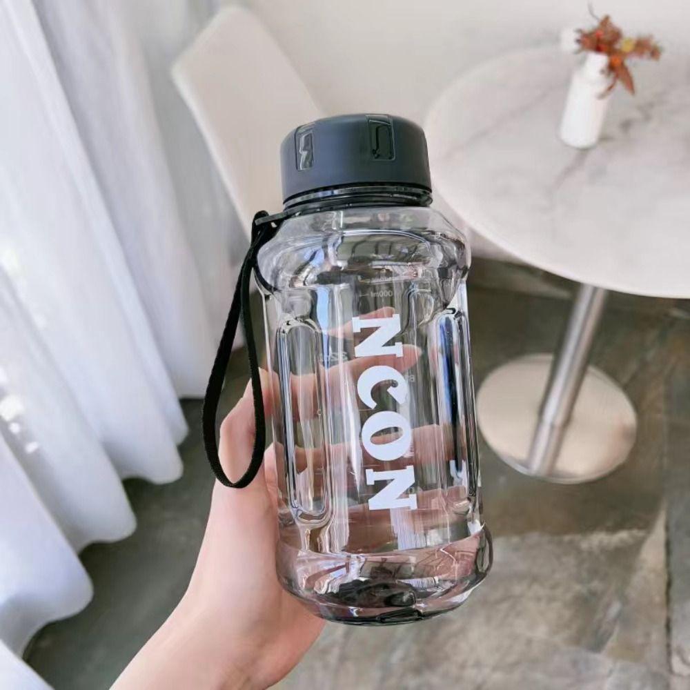 850/1100/1300ml Drinking Cup Leakproof Travel Kettle Outdoor Sports Clear Water Bottle