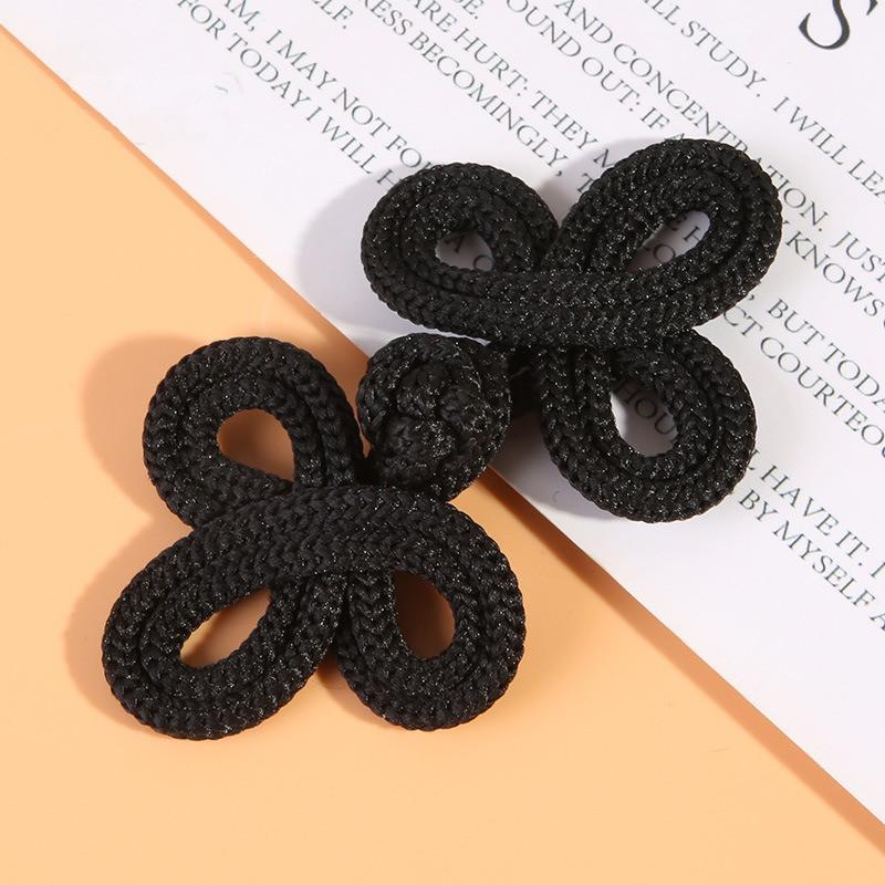 10pcs Metallic Frog Buttons with Gold Thread Chinese Knot Dress Fasteners for Qipao Handmade Sew-On Closure