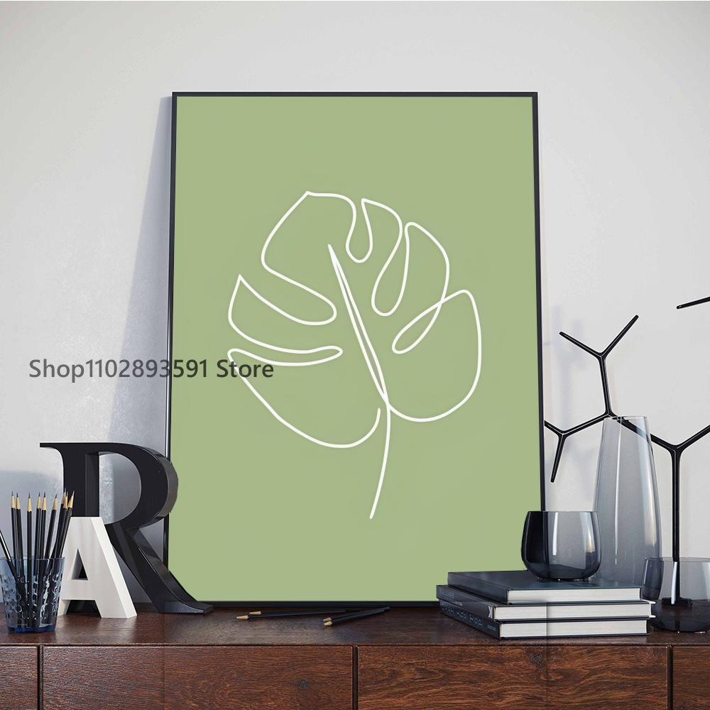 

1pc Retro Aesthetic Flowers Green Fashion Poster Paper Print Home Bedroom Entrance Bar Cafe Art Painting Decoration 21cm×30cm NoFrame