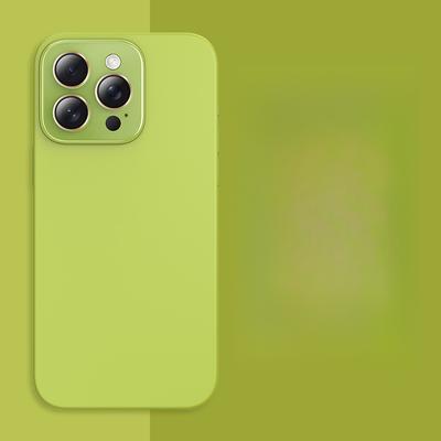 The Liquid Silicone IPhone 15promax Is Suitable for The IPhone14 Phone Case, 13-nanometer Lens Cap and 12-nanometer Full Cover for Anti-drop