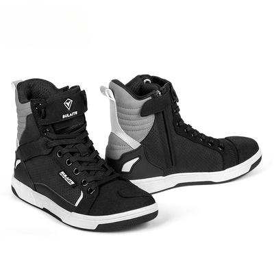 Motorradschuhe, Sommer Atmungsaktive High-Top Anti-Sturzschuhe, Ritter Motorradstiefel, Parkour Schuhe, Ganzjahres Freizeitschuhe