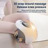 Massageador de joelho sem fio com tela LED, 3 modos de vibração, temperatura ajustável, aquecimento ergonômico, alívio da dor, massageador de joelho