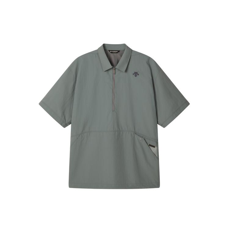 DESCENTE Woven Short Sleeved Shirt Unisex D5313OWS39