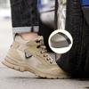 Fashion Anti-spark Work Safety Boots Men Steel Toe Work Shoes Puncture Proof Anti-smash Safety Shoes Construction High Top Man Boots New