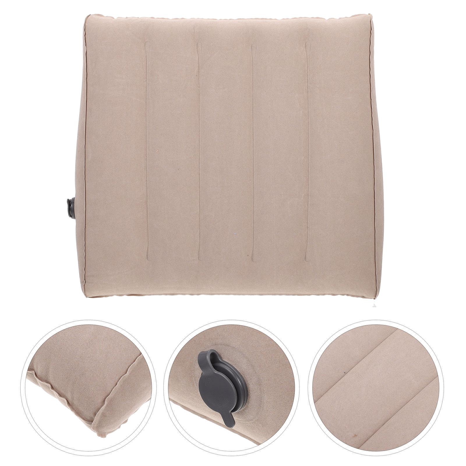 

Inflatable Pillow Back Office Cushion Rest Tool Practical Waist Care Supply Seat 40X35X12CMX світло-сірого кольору