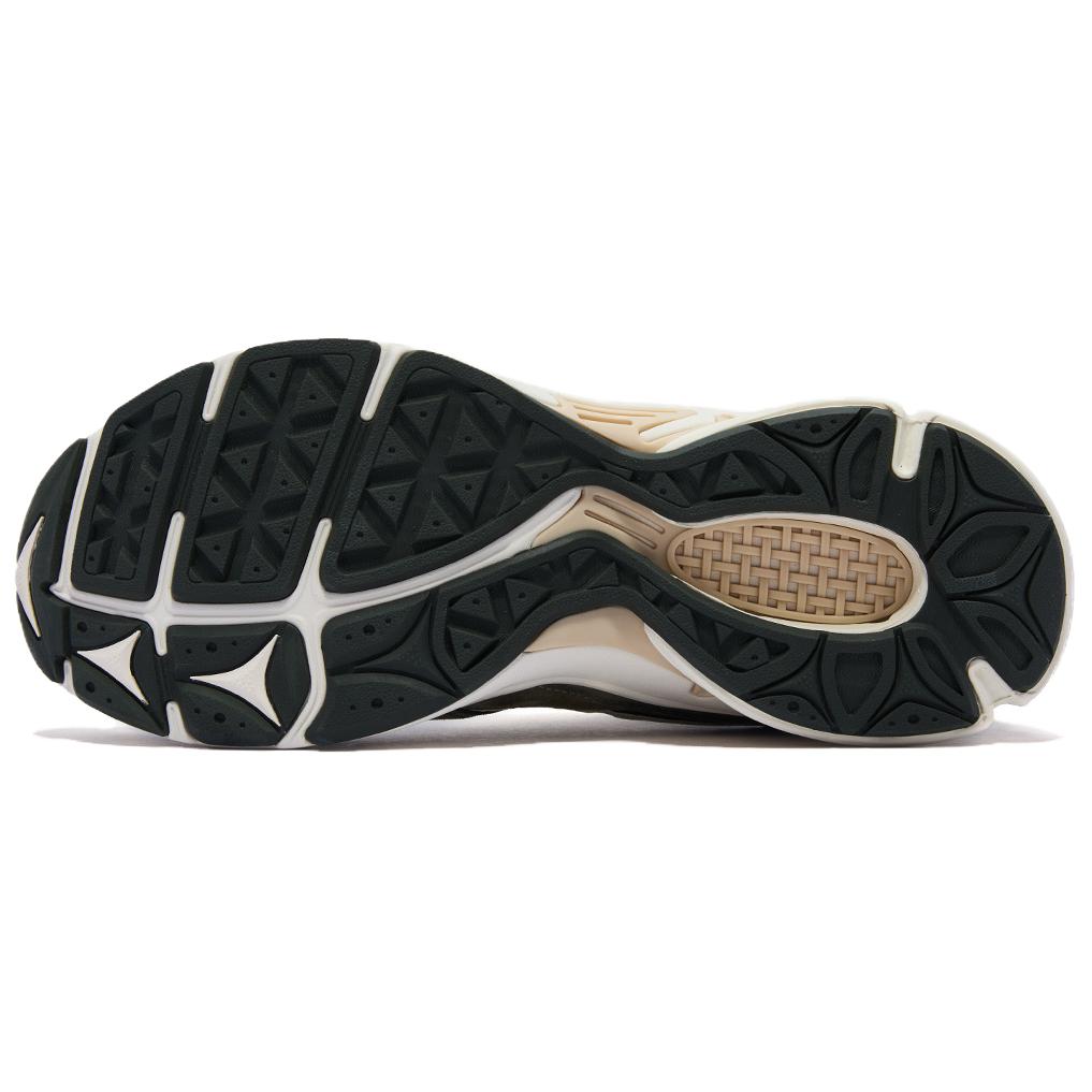 Saucony Grid Fusion LC Unisex Beige Green Retro Running Shoes S79093-3