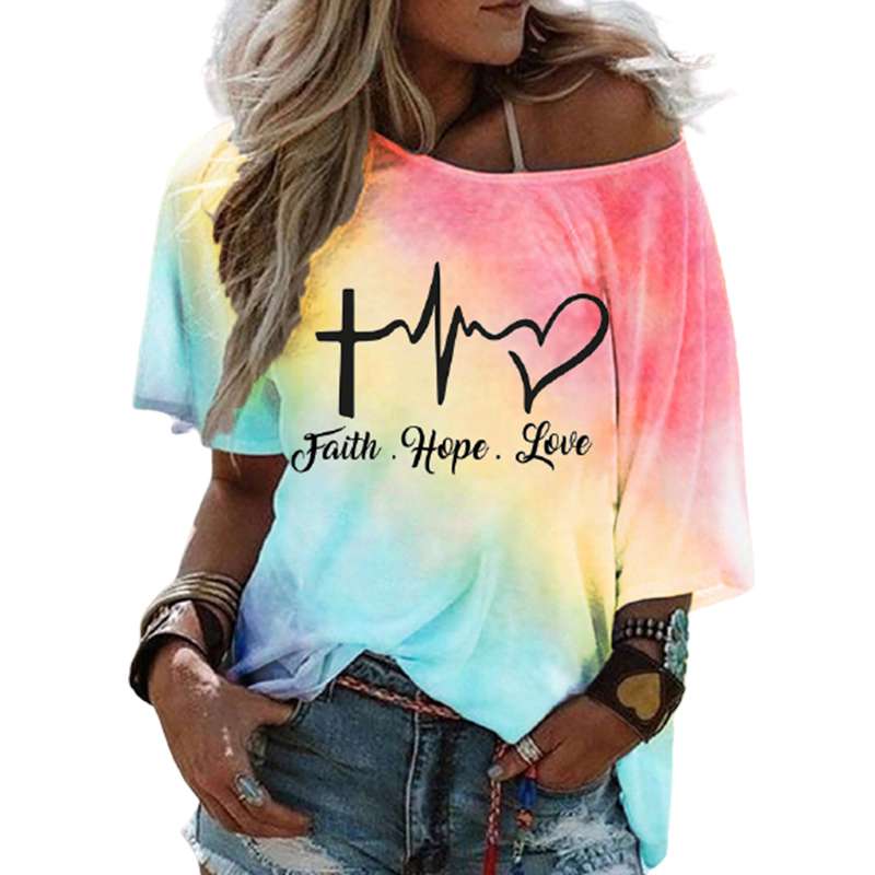 faith tie dye shirt