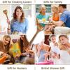 Portable Premium Love Wooden Spoon Long Handle Wooden Rice Spoon Ergonomic Design Simple Teaspoon For Tea Honey Desserts