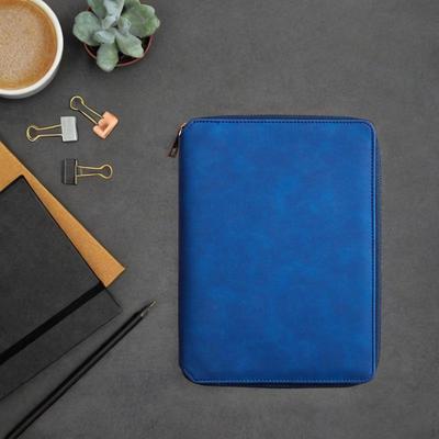 A5 Zippered Notebook 6Ring Binder Birthday Gifts Meeting Folder Travel Journal for