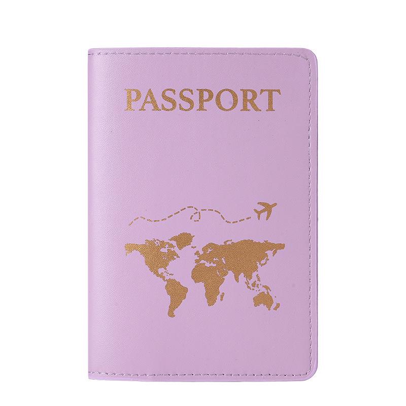 

Основы путешествия: Набор для хранения и держатель для паспорта для международных поездок фиолетовый