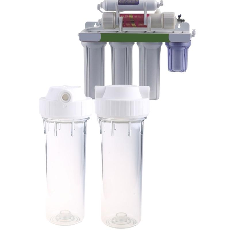 1/2 1/4inch Transparent Water Purifier Filter Bottle Replacement Explosion Proof Filter Bottle Water Filter Accessories