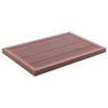 VidaXL Floor Element for Solar Shower Swimming Pool Ladder Non-Slip Doormat Outdoor Durable Sturdy Brown 49065