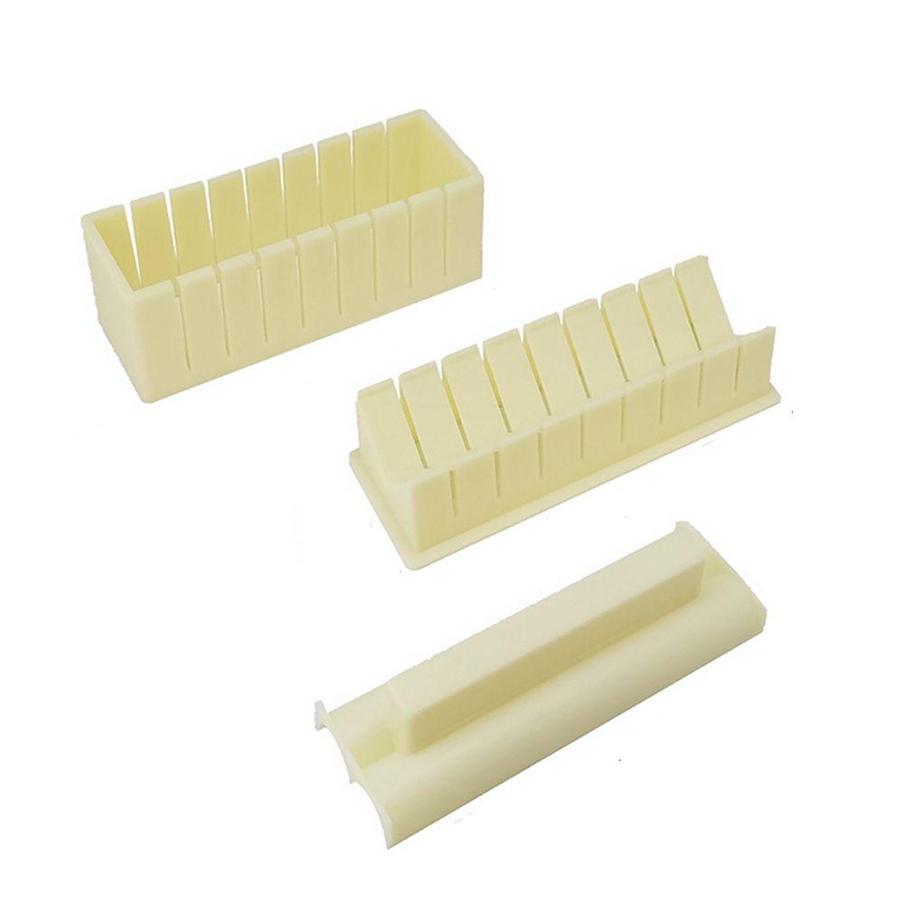 

Rice Press Mold Making Kit Seaweed Nori Kitchen Accessories Sushi Maker Cake Roll Mold Sushi Mould 3pcs Herat