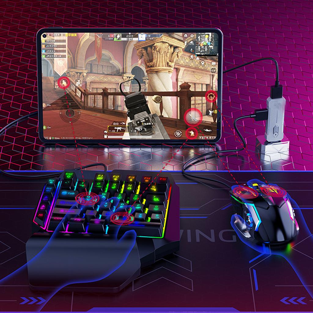 USB Adapter Game Controller Keyboard Mouse Converter With/without Keypad Mouse Pad Wide Platforms Compatibility