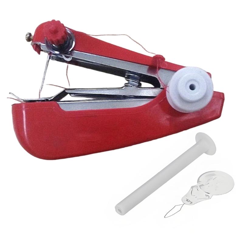 Handheld Sewing Machine Portable Sewing Machine Quick Sewing Manual Sewing Machine Handy Needlework Tool for Clothes