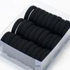 Solid Color Hairdressing Tools Black Rubber Band Hair Ties/Rings/Ropes Gum Springs Ponytail Holders Accessories Elastic Gifts