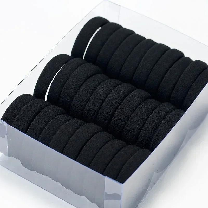 30Pcs/Set Simple and Seamless Headband Tied with Hair Bands Korean Small As Fresh Personalized Rubber Band Hairs Band Headwear