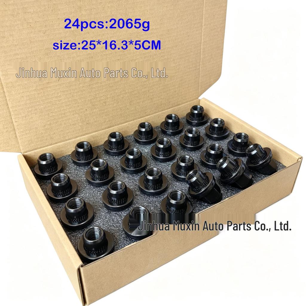 24-Piece Tire Lug Nut Cap Set Compatible with Toyota Series