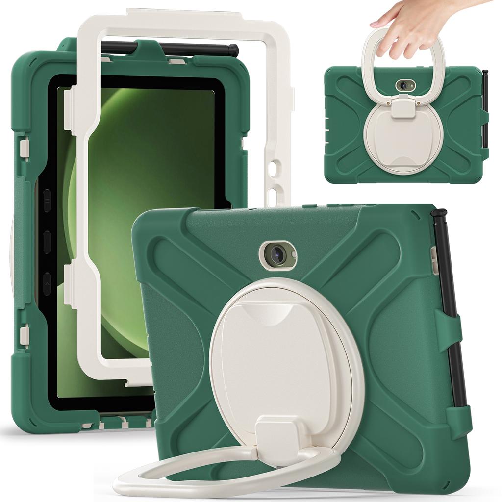 For Samsung Galaxy Tab Active5 Pro X350/X356B/Active Pro T540/T545/T547/Active4 Pro T630/T636 Case TPU + PC + Silicone Cover Kickstand