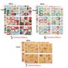 Adhesive Biscuit Package Sealing Xmas Ornament Package Label Gift Paper Sticker Merry Christmas