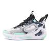 Alien 3 Basketball Shoes Men's Mid Top White/Black/Gray Sneakers 112211601-4