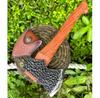 Outdoor Multifunctional Hand Forged Spring Steel Axe with High Hardness and Sharpness Suitable for Household Woodworking
