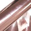 Metallic Chrome Rose Gold Vinyl Wrap Mirror Glossy Film PVC Stretchable Decals Sheet Phone Laptop Sticker Air Release Free