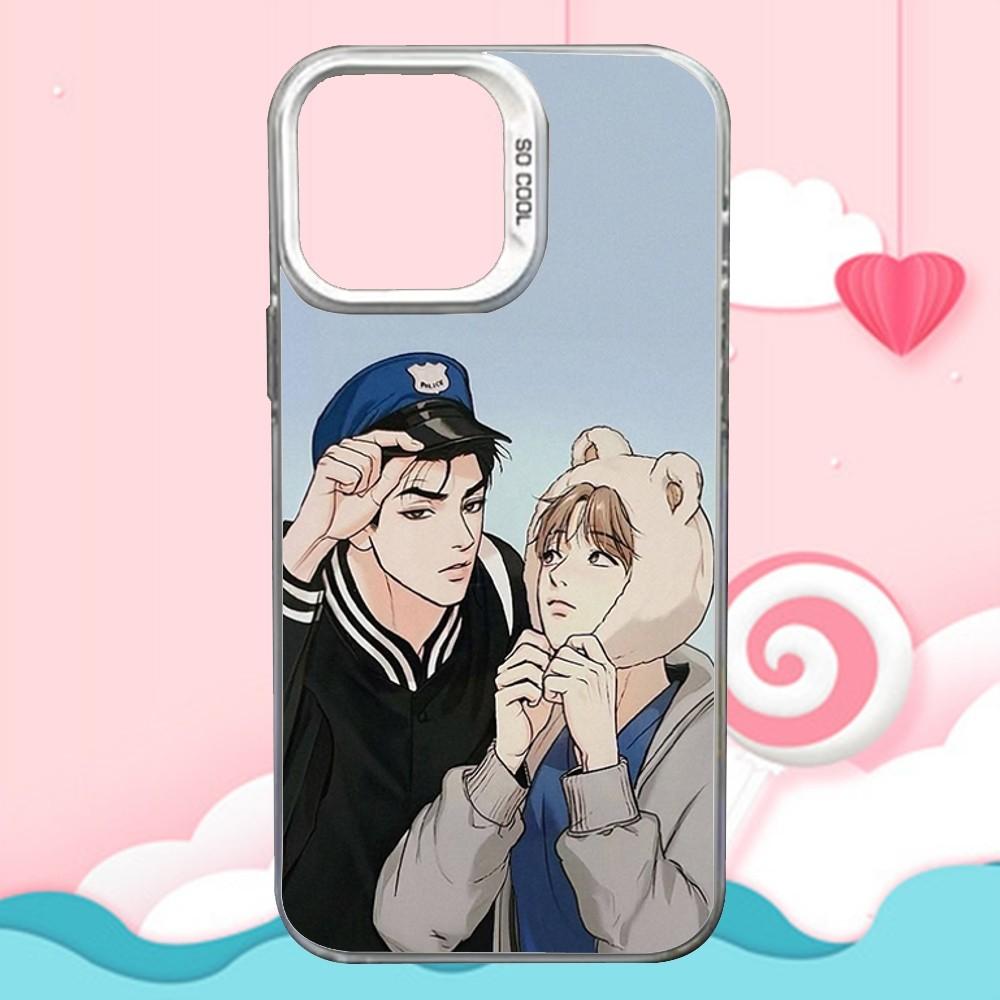Comics J-Joo Jaekyung Phone Case For iPhone 16,15,14,13,12,11,Mini,Pro,SE,MAX White Matte Shockproof Cover