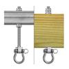 Threaded Shaft Swing Hook Stainless Steel Sandbag Hook Hanging Chair Hammock Hook  Yoga Gym