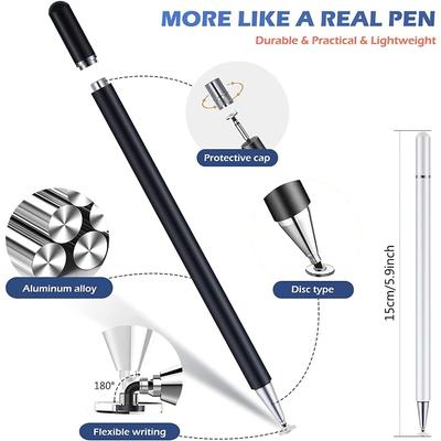 Universal Stylus Pen for Touch Screens, Passive Stylus Pen Compatible with IOS and Android Devices Phones and Tablets, for Drawing and Handwriting
