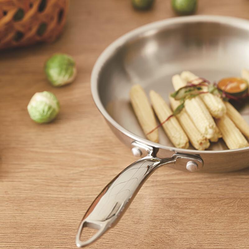 Lilang 304 Stainless Steel Triple-Ply Frying Pan