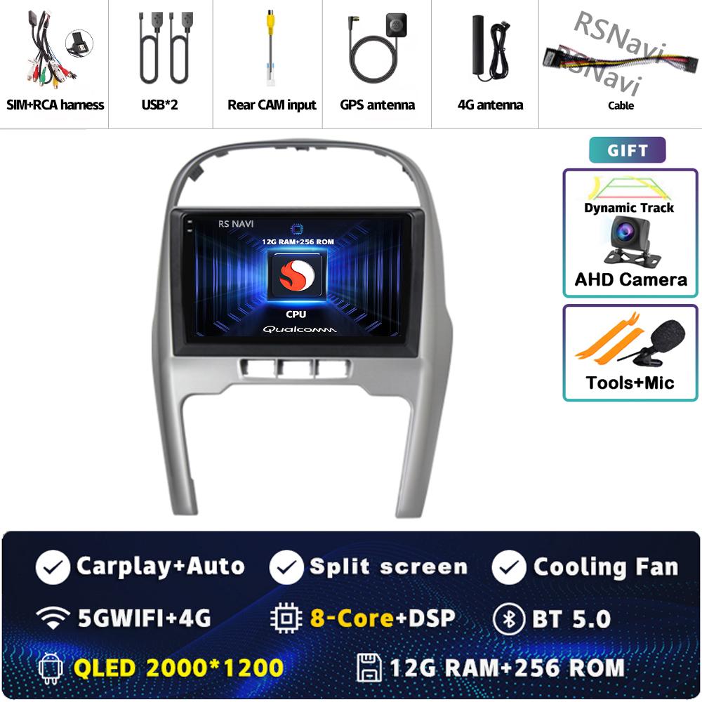Android 14 Carplay Auto For Chery Tiggo 3 2009-2013 Car Radio DSP 4GWIFI GPS Navigation Player Multimedia Srereo Video 360Camera