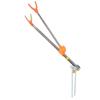 Fishing Rod Bracket Stainless Steel Insertion Multifunction Fish Pole Tackle Supplies2.1 Meters