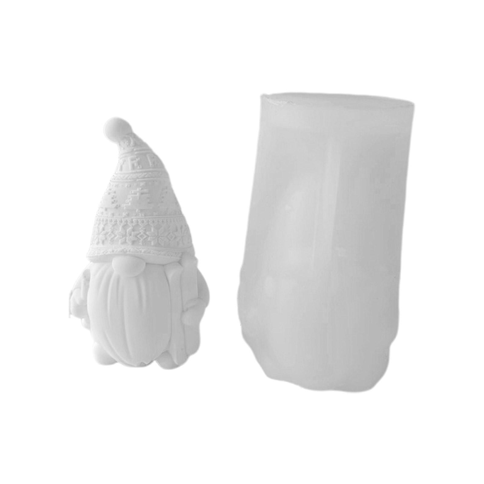 

Форма для свечи без лица, лыжный гном, сделай сам, кристалл, капающий клей, карликовая свеча для ароматерапии, мыло ручной работы, форма для пасхального подарка 1