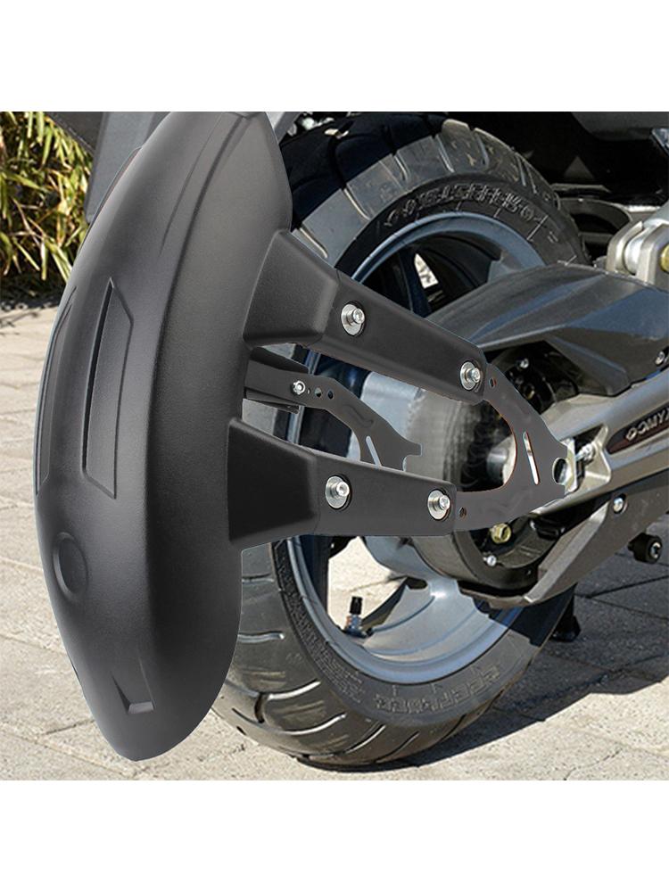 Motorcycle Rear Wheel Fender Cover Motor Accessories Mudguard With Bracket Plastic Splash Guard Universal