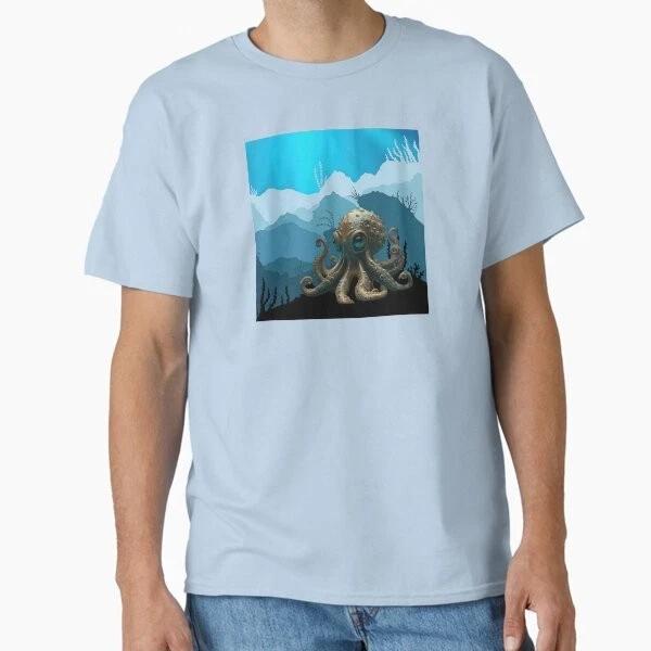 Under The Sea Octopus Classic TShirt Made In UsaAus TShirt S2xl S