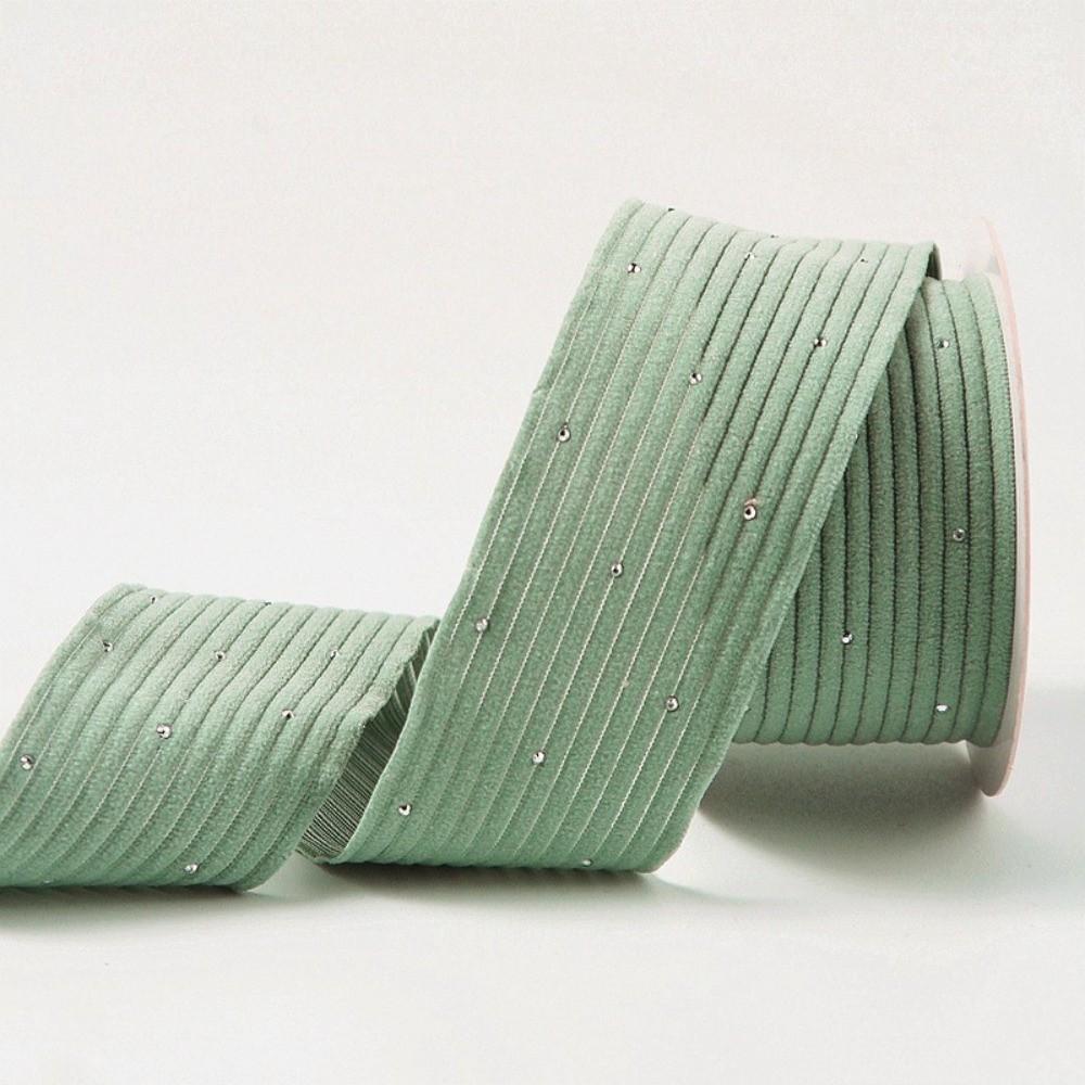 Handmade Crafts Cothing Materials DIY Gifts Packaging Ribbon New Sliver Dots Corduroy Ribbons