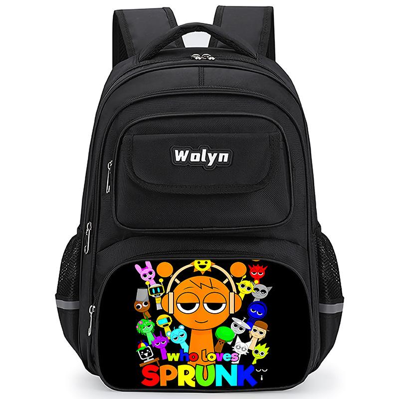 Rhythm Box Sprunki Gioco Zaino Anime Zaino Studente Zaino Scolastico Borsa Multifunzionale
