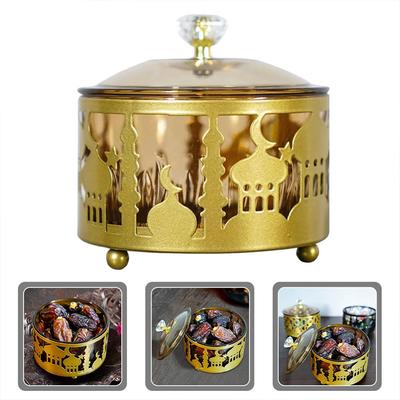 Eid Mubarak Decoration 2026 Ramadan Storage Box Candy Snack Tray Ramadan Chocolate Box Eid Dinnerware Home Decor