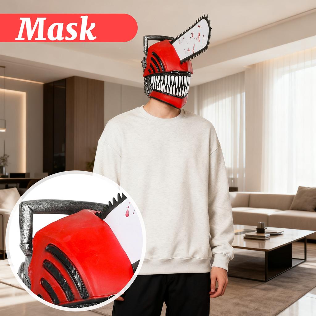 Latexová maska, Anime Cosplay, Strašidelné párty rekvizity