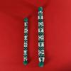 Green Red Pet Dress Up Set Adjustable Pet Knitted Suit  Xmas Pet Costume