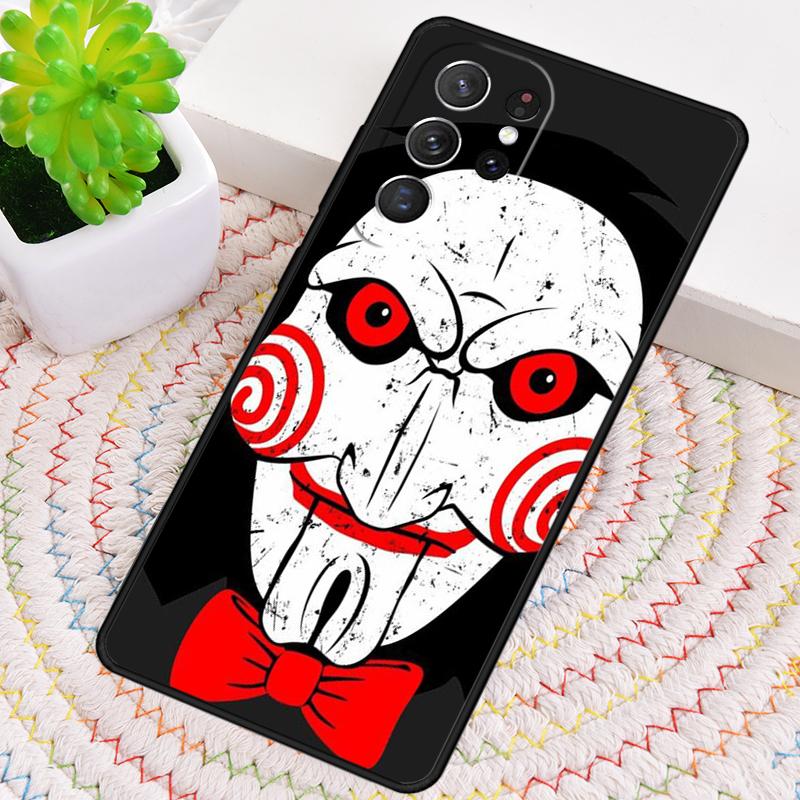 Jigsaw Saw Silicone Phone Case For Samsung Galaxy note 10 pro S26 S25 S24 S23 S22 S21 Plus S25Ultra Capa Cover
