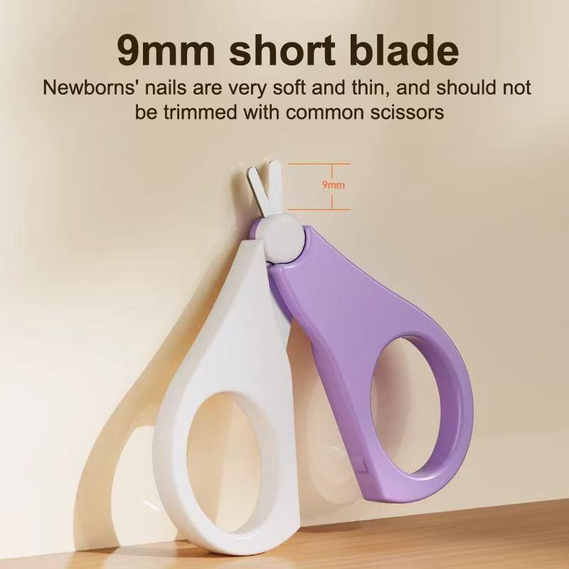 4PCS Newborn Baby Nail Scissor Baby Nail Care Tool Kid Safe Portable Nail Clipper Trimmer Tweezer With Box Children Manicure Kit